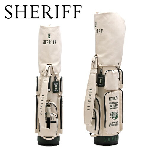 【シェリフ】クラシックシリーズ SFC-009コンパクトキャディバッグ SHERIFF9型 3.2kg 帆布あす楽【送料無料】【ゴルフ】の画像