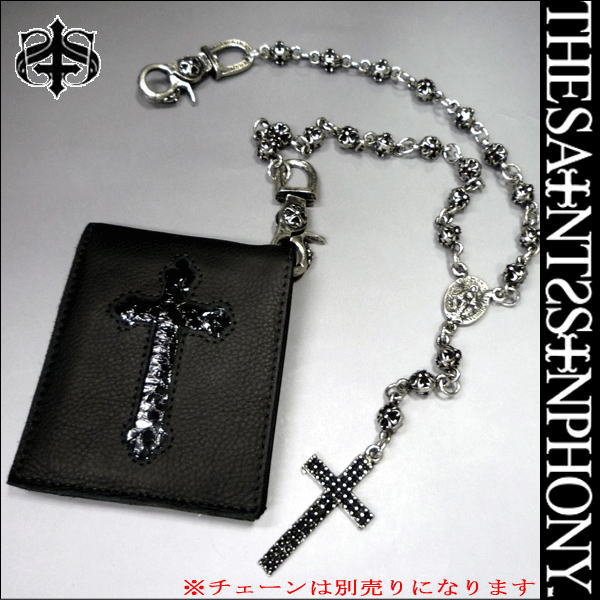 THE SAINTS SINPHONY(セインツシンフォニー)二つ折り財布ウォレットDEEP POCKETS WALLETBLACK/BROWN(013)