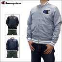 チャンピオン ジャケット Champion (チャンピオン) メンズ サテンジャケット ナイロンジャケット ビッグロゴ ジャケット SATIN JACKET 全3色 V9550 【あす楽対応】