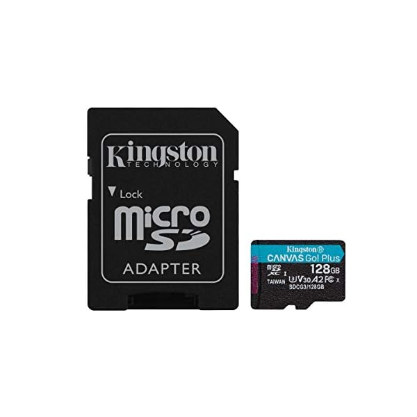 <strong>キングストン</strong> <strong>microSD</strong> <strong>128GB</strong> 170MB/s UHS-I U3 V30 A2 Nintendo Switch動作確認済 Canvas Go! Plus SDCG3/<strong>128GB</strong>