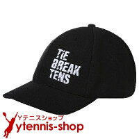 【ポイント2倍】タイブレークテニス(TIE BREAK TENS) 刺繍ロゴ入り キャップ ブラック【あす楽】の画像