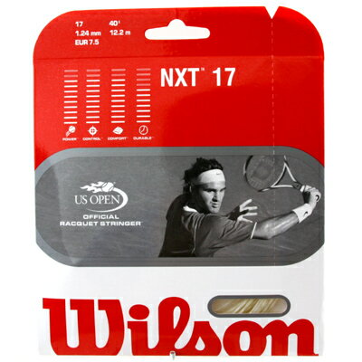 ★お盆期間中も毎日営業！全商品ポイント5倍！8月18日10時まで★Wilson ウイルソン NXT 17 テニスガット ストリングス ナチュラル