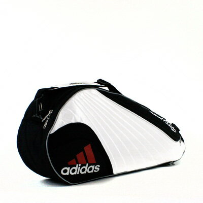アディダス(adidas) バリケード2ツアー(Brricade) 国内未発売 テニスバッグ3本用 パールホワイト/ブラック
