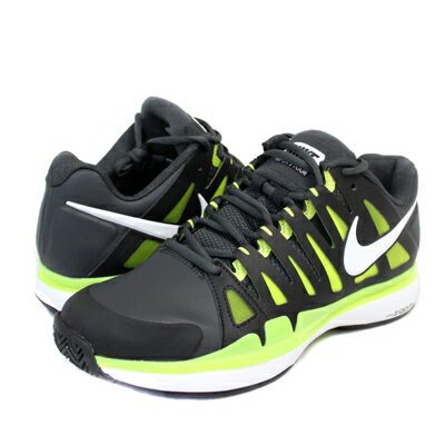 ★お盆期間中も毎日営業！全商品ポイント5倍！8月18日10時まで★ナイキ(Nike) 2012 新作 フェデラー フレンチオープン着用モデル ヴェイパー9ツアー アンスラサイト/サイバーイエロー