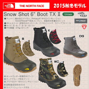 THENORTHFACESNOWSHOT6BootsTX2【ザノースフェイス】/NF51564【TNF_2015FW】