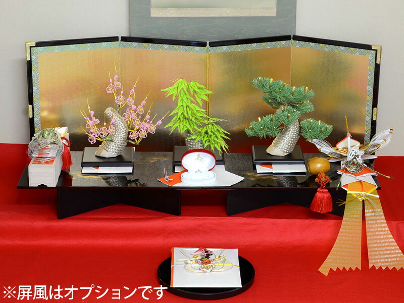 結納 -関西式結納品-優雅5点セット(毛せん付)