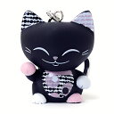 キーホルダー 招き猫 MANICAT(マニキャット) (MLCK047)キーリング付き/幸運/金運/縁起物/かわいい/おしゃれ/ドール/フィギュア/置物/インテリア/ギフト/プレゼント/輸入雑貨