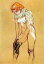 ポストカード 【アート】 ロートレック「ストッキングを履く女」【150×105mm】(HZN3463)