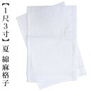 【夏用・単品】大うそつきスリップ専用　格子柄　綿麻の替え袖マジックテープでカンタン付け替え。裄丈調節も自由自在！【再値下げ】夏物売り尽くしSALE！8月16日まで【全品送料無料】8月16日まで【全品送料無料】【再値下げ】夏物売り尽くしSALE！大うそつきスリップに合わせて長襦袢にヘンシン！