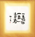 送料無料 のれん 85x90cm 相田みつを 「一生感動一生青春」【日本製】のれんcos1002<暖簾 脱衣所 洗面所 間仕切り 目隠し ロングサイズ noren>