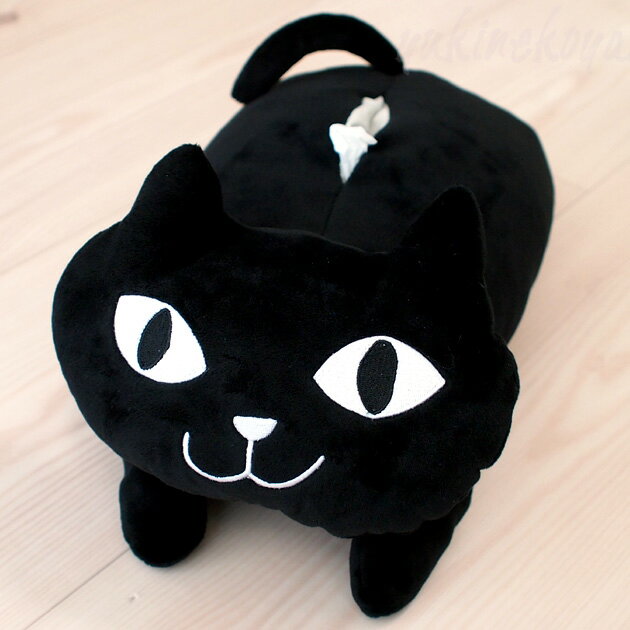 猫型ティッシュボックスカバー「ネコマンジュウ」猫ぬいぐるみ型ティッシュボックスカバー（ティ…...:yukinekoya:10003306