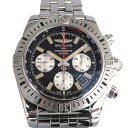 ブライトリング BREITLING クロノマット44 エアボーン A005B13PA ブラック/シルバー文字盤 メンズ 腕時計 【中古】