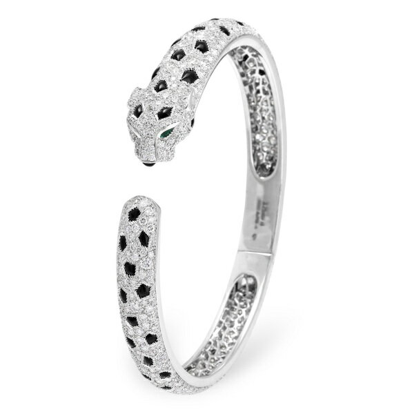 カルティエ パンテール ミディアムモデル K18ホワイトゴールド ブレスレット 中古