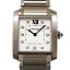 カルティエ CARTIER タンク フランセーズ MM WE110007 シルバー文字盤 レディース 腕時計 【新品】