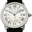 カルティエ CARTIER ロンドソロ XL W6701010 シルバー文字盤 メンズ 腕時計 【新品】
