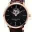 フレデリック・コンスタント FREDERIQUE CONSTANT スリムライン オートマチック ハートビート FC-312G4S4 ブラック文字盤 メンズ 腕時計 【新品】