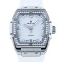 ウブロ HUBLOT スピリット・オブ・ビッグバン チタニウム ホワイト ダイヤモンド 665.NF.2010.RW.1204 ホワイト文字盤 レディース 腕時計 【新品】