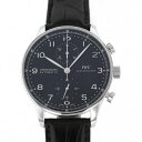 IWC IWC ポルトギーゼ クロノグラフ IW371447 ブラック文字盤 メンズ 腕時計 【中古】