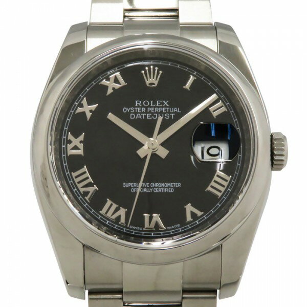 ロレックス ROLEX デイトジャスト 116200 ブラック文字盤