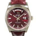 ロレックス ROLEX デイデイト 36 118139 チェリー文字盤 新品 腕時計 メンズ