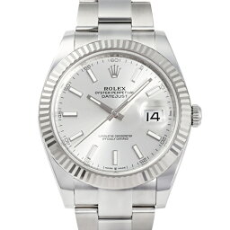 ロレックス ROLEX デイトジャスト 41 126334 シルバ―/バー文字盤 新品 腕時計 メンズ