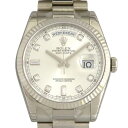 ロレックス ROLEX デイデイト 118239A シルバー文字盤