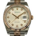 ロレックス ROLEX デイトジャスト 116231G シルバーコンピューター文字盤