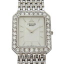 セイコー SEIKO クレドール ベゼルダイヤ 2F70-6560 シルバー文字盤 アンティーク 腕時計 メンズ
