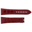 純正ストラップ STRAP カルティエ レッドクロコ 新古品 腕時計替えベルト メンズ