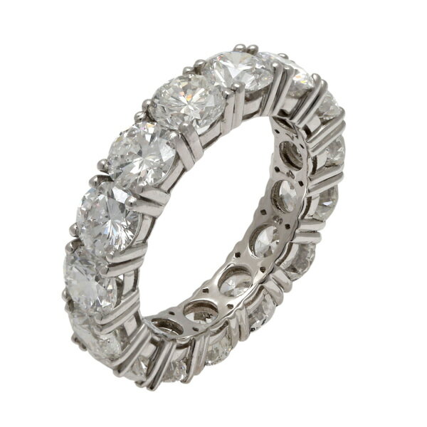 プラチナ900 ダイヤモンド フルエタニティ リング