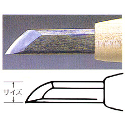 彫刻刀 安来鋼 15mm ナギナタ型...:yumegazai:10034233
