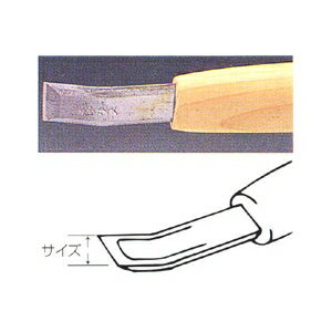 彫刻刀 ハイス鋼 15mm 平曲型...:yumegazai:10033849