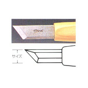 彫刻刀 ハイス鋼 18mm キワ左型...:yumegazai:10033868