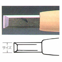 彫刻刀 安来鋼 21mm 平型...:yumegazai:10034578