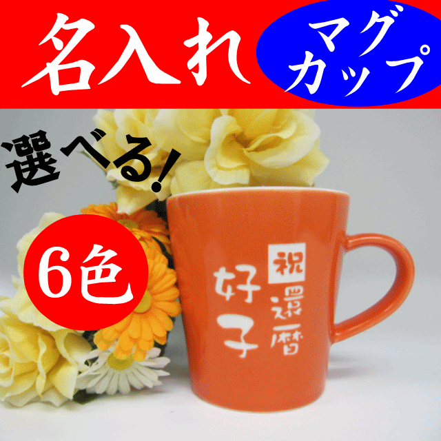 名入れ マグカップ【美濃焼】プレゼント コーヒーカップ おしゃれ オリジナル...:yumeiro:10000022