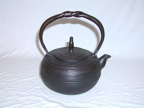 南部鉄瓶　プチ鉄瓶シリーズ　筋丸