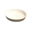 【2個入】 軽量コンクリート製 植木鉢用受皿/プランター用受皿(単品 ) 【ホワイト 直径34cm】 『フォリオ ソーサー』 白