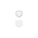 (まとめ)サンワサプライ プラグ安全カバー(3P用、2個入り) TAP-PSC3N【×10セット】