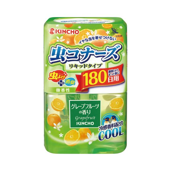 （まとめ） 大日本除蟲菊 虫コナーズ リキッドタイプ 180日 グレープフルーツの香り 1…...:yumenokoya:11837504