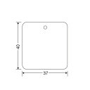 サトー タグ JIS11号 白無地40×37mm 角丸 244010511 1箱(30000枚:3000枚×10巻)