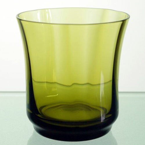 仙台をおおう緑を映すような「杜色のガラス」仙台ガラス　洋酒杯　SG2010-H1-#4