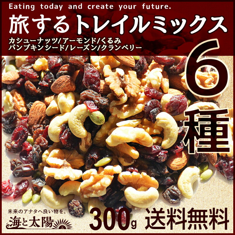 ＼送料無料1,199円／旅する＜トレイルミックス300gナッツ＞（6種）カシューナッツ ア…...:yummy39:10000351