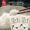 令和2年産 魚沼産コシヒカリ 10kg(5kg×2袋) 新潟 魚沼 精米 送料無料