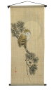 水墨タペストリー・ふくろう(受注製作)