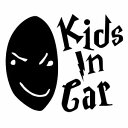 ショッピングtouch 【KIDS IN CAR Ver.30（子供が乗ってます） カッティングステッカー 2枚組 幅約18cm×高約15cm】園児タッチ、ハンドメイド キッズインカー ウインドウステッカー。