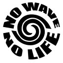 【NOWAVE NOLIFE (ノーウェーブノーライフ)027 WP カッティングステッカー 大判Lサイズ 2枚組 幅約24.5cm×高約24.5cm】ハンドメイド デカール