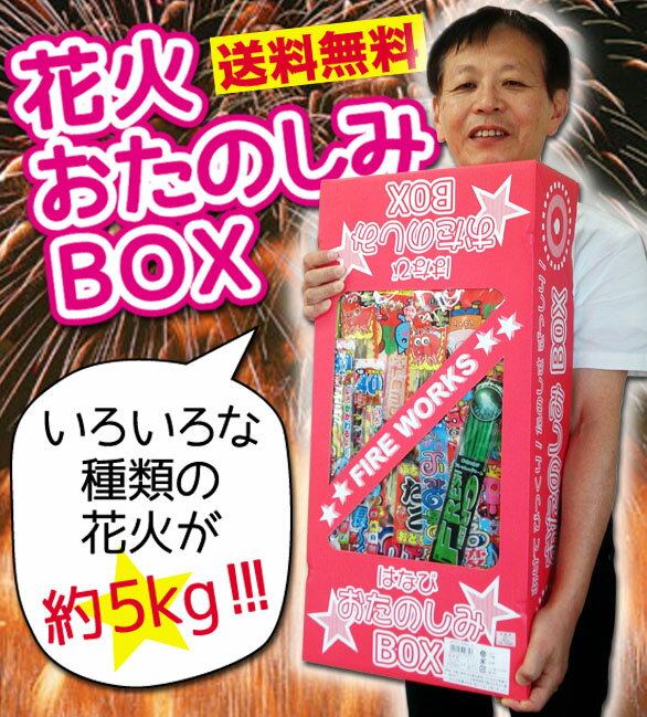 花火おたのしみBOX　【送料無料】【手持ち花火・噴出花火・打ち上げ花火・ロケット花火・線香…...:yushoudo:10001128