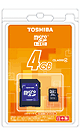 ԥ᡼бաۡǡۥޥSDHC꡼4GB(microSDHC)(Class4/饹4)SD-MD004GA[TOSHIBA] SDѴץ