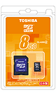 ۡǡ̵ۡեޥSDHC꡼8GBSD-MD008GA(microSDHC)(Class4/饹4)[TOSHIBA] SDѴץա0903_̵