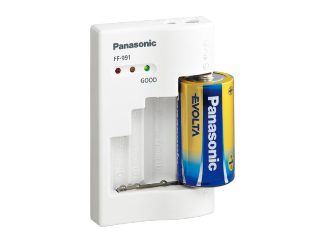 パナソニック 電池チェッカー FF-991P-W [Panasonic ナショナル 松下]…...:yutori:10008626
